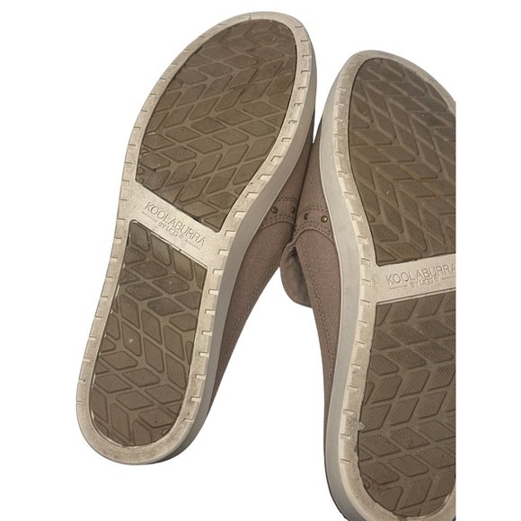 Koolaburra UGG Ortholite Darcee Sneaker Slides Size‎ 11 Taupe Light Brown - Picture 9 of 9